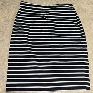 White House Black Market Striped Pencil Skirt